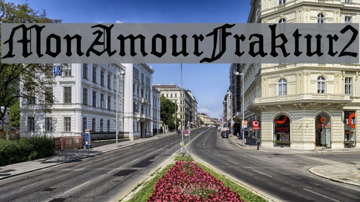 MonAmourFraktur2 Font examples