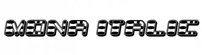 Mona Italic  免费字体下载
