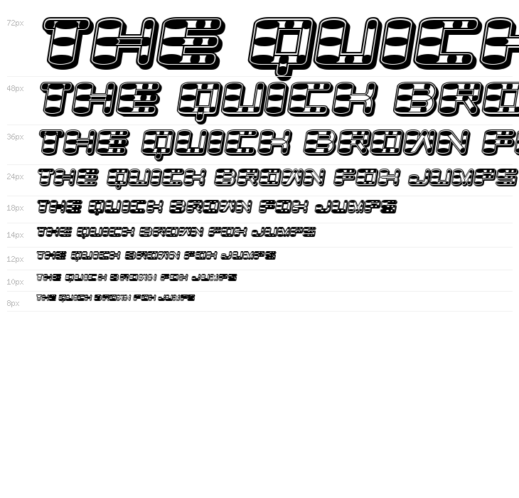 Mona Italic Waterfall