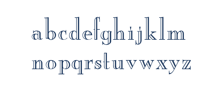 Mona Lisa RecutITC-Normal Lowercase