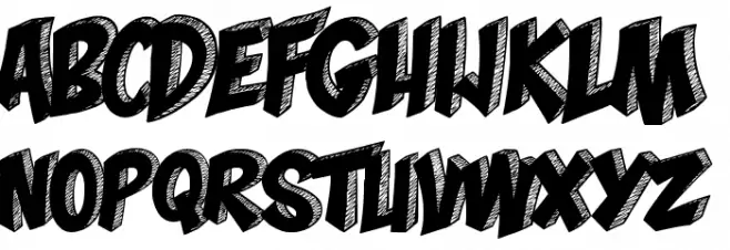 Mona Shark Schriftart Groß