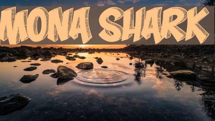 Mona Shark Font examples