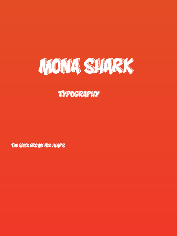 Mona Shark Poster
