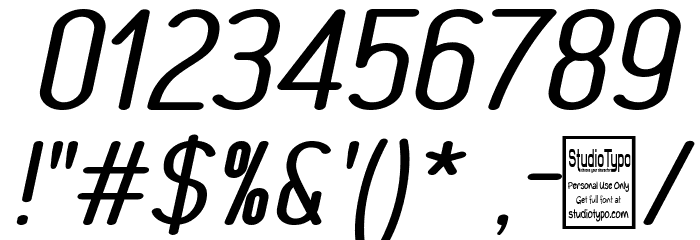 MonaBella Italic Font Alte caractere