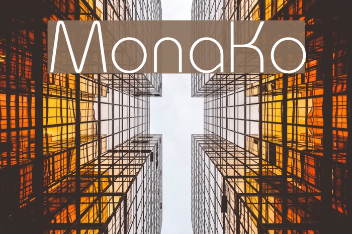 MonaKo Font examples