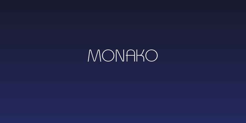 MonaKo Social Header