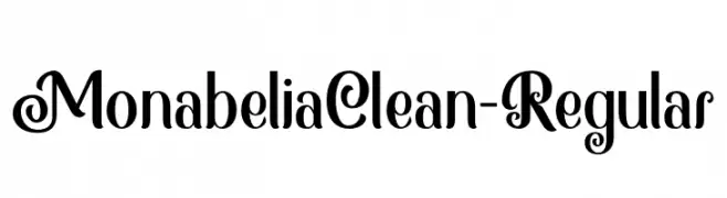 MonabeliaClean-Regular  baixar fontes gratis