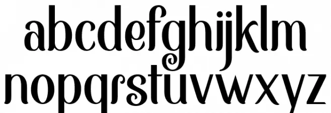 MonabeliaClean-Regular Font Litere mici