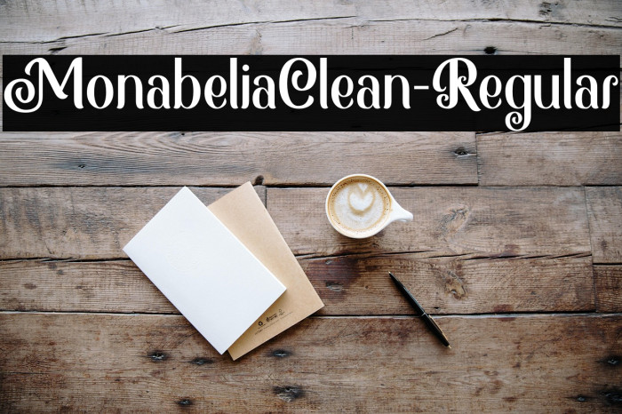 MonabeliaClean-Regular Example 3