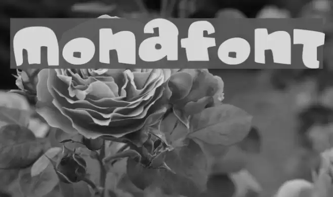 Monafont Font examples