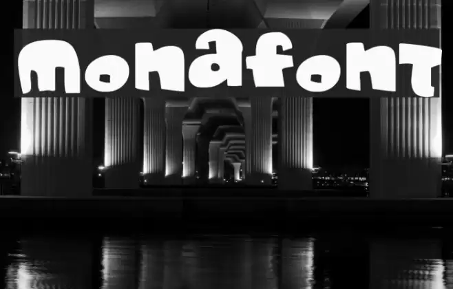 Monafont Font examples
