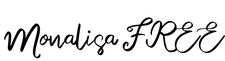 Monalisa FREE  Descarca Fonturi Gratis