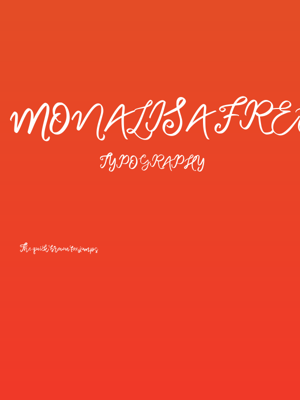 Monalisa FREE Poster