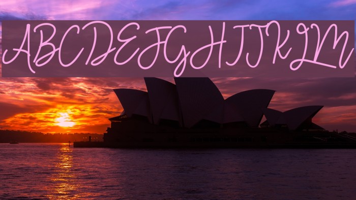 Monalisa Monoline Script Font examples
