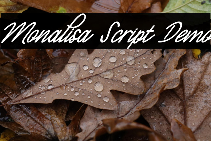 Monalisa Script Demo Example 1