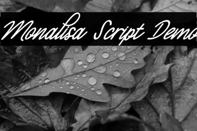 Monalisa Script Demo Font | Free Download (TTF/OTF) | FFonts