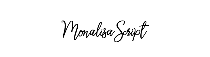 Monalisa Script  font caratteri gratis