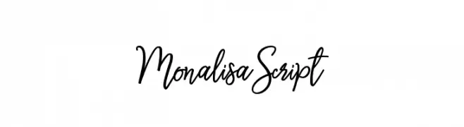 Monalisa Script  Frei Schriftart Herunterladen