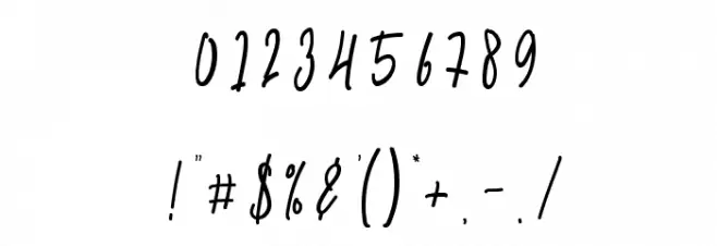 Monalisa Script Font OTHER CHARS