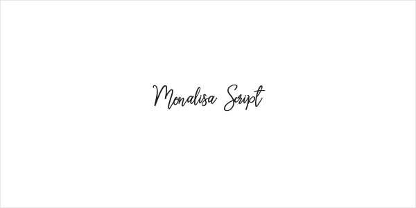 Monalisa Script Logo