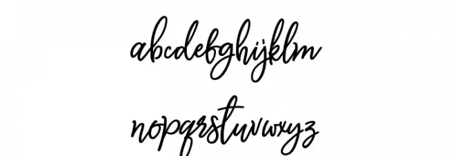 Monalisa Script Fonte MINÚSCULAS