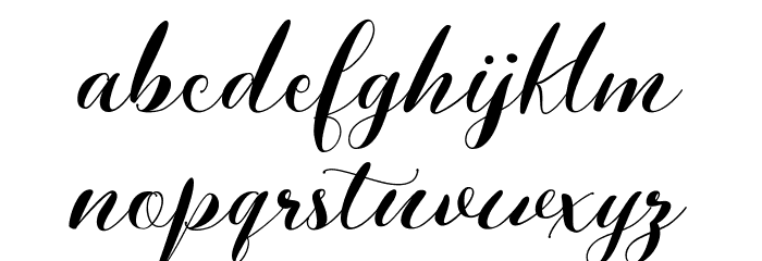 Monalisa Font LOWERCASE