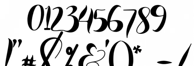 Monalissa Font OTHER CHARS