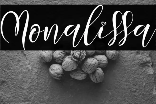 Monalissa Font examples