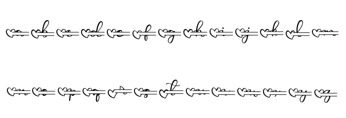 Monallesia Monogram Font LOWERCASE
