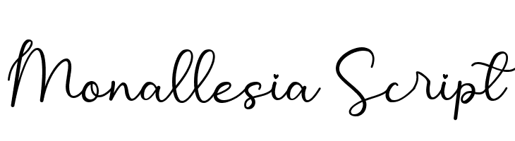 Monallesia Script  لخطوط تنزيل