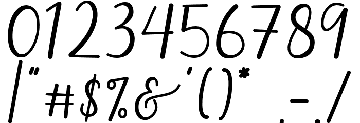 Monallesia Script Schriftart Anderer Schreiben