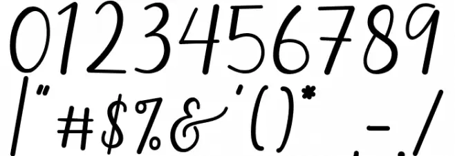 Monallesia Script Font OTHER CHARS