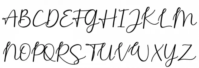 Monallesia Script خط أحرف كبيرة