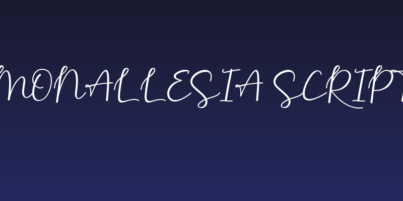 Monallesia Script Social Header