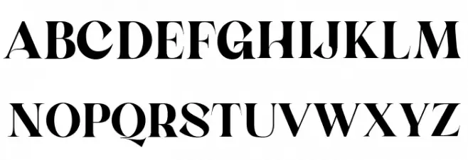 Monalliza Regular フォント 大文字