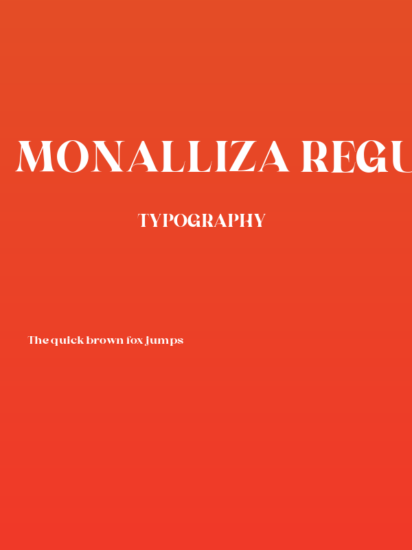 Monalliza Regular Poster