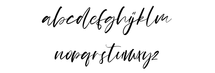 Monalls Free Font LOWERCASE