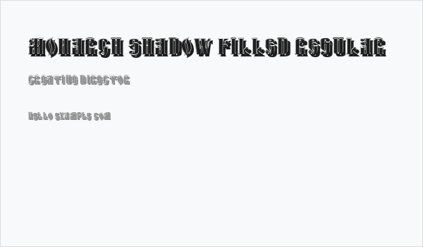 Monarch Shadow Filled Regular Business Card