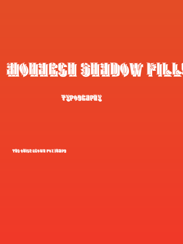 Monarch Shadow Filled Regular Poster