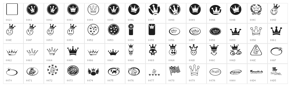 Monarchbats Character Map