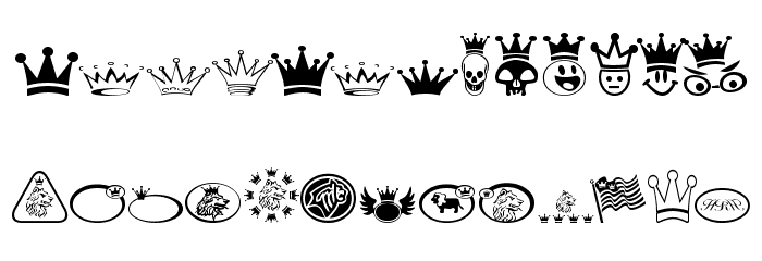 Monarchbats Font LOWERCASE