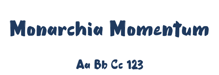 Monarchia Momentum Font Preview