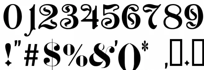 Monarchia Font OTHER CHARS