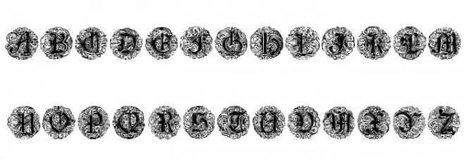 Monarchia Schriftart Groß