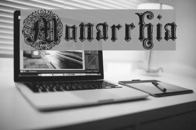 Monarchia Font examples