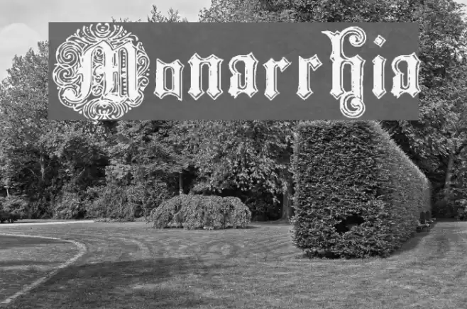Monarchia Font examples