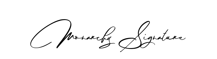Monarchy Signature  नि: शुल्क फ़ॉन्ट्स डाउनलोड