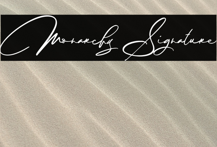 Monarchy Signature Example 1