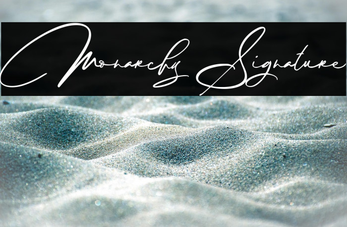 Monarchy Signature Example 2