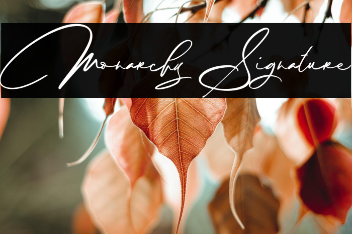 Monarchy Signature Example 3